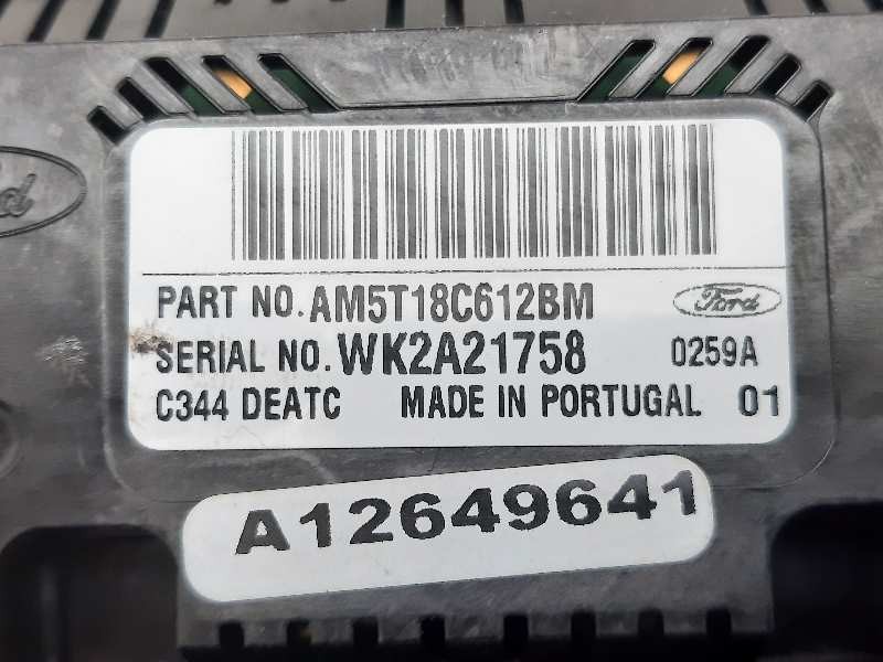Recambio de mando climatizador para ford grand c-max titanium referencia OEM IAM AM5T18C612BM A12649641 