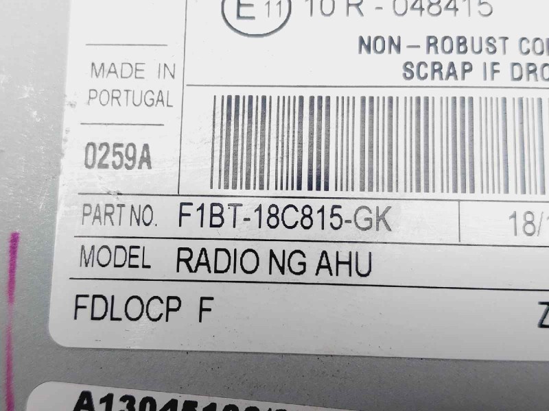 Recambio de sistema dvd para ford focus lim. business referencia OEM IAM F1BT18C815GK  