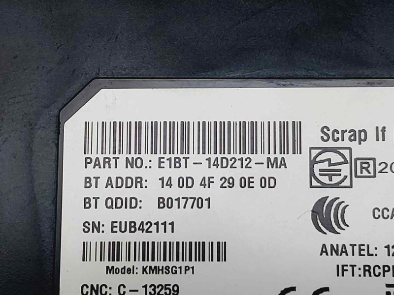 Recambio de modulo electronico para ford focus lim. business referencia OEM IAM E1BT14D212MA  