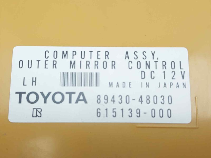 Recambio de modulo electronico para lexus rx 400h referencia OEM IAM 8943048030 615139000 