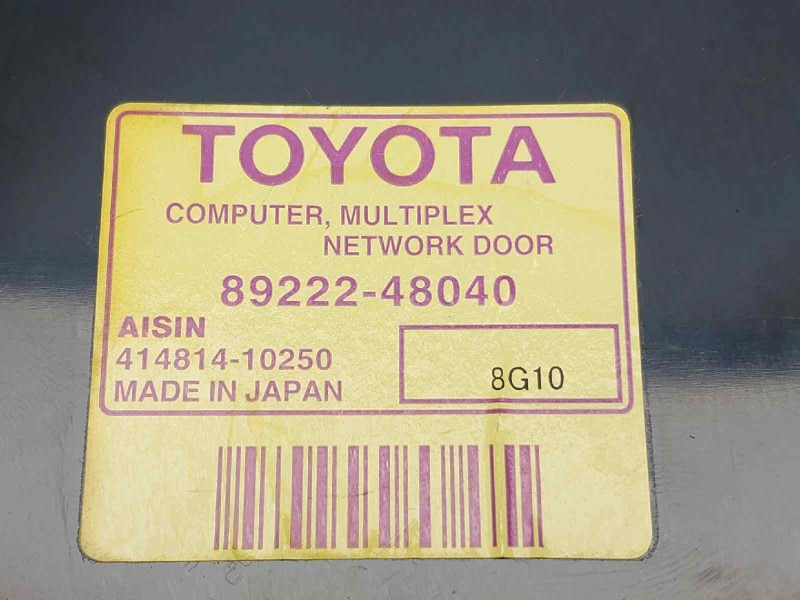 Recambio de modulo electronico para lexus rx 400h referencia OEM IAM 8922248040 41481410250 