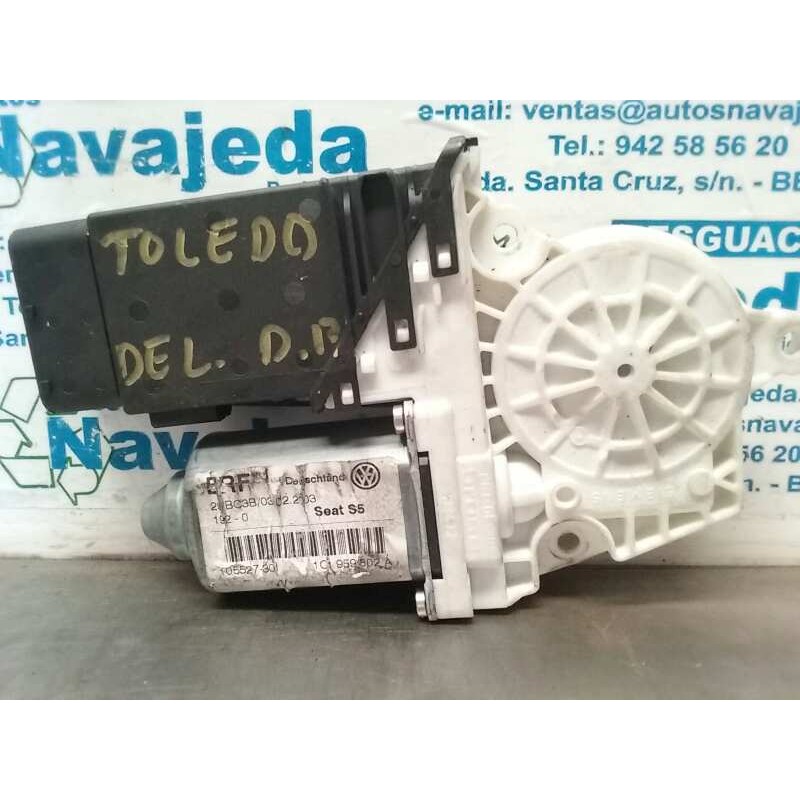 Recambio de motor elevalunas delantero derecho para seat toledo (1m2) referencia OEM IAM 105527301 105527301 SIEMENS