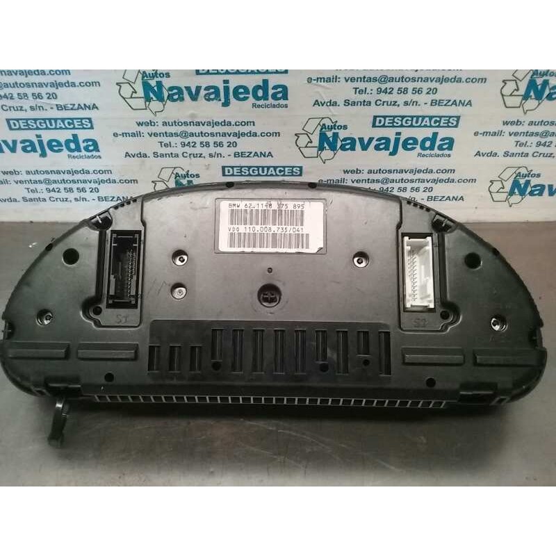 Recambio de cuadro instrumentos para bmw serie 5 berlina (e39) 2.8 24v cat referencia OEM IAM 62118375895 62118375895 GASOLINA
