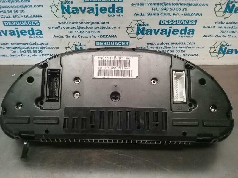 Recambio de cuadro instrumentos para bmw serie 5 berlina (e39) 2.8 24v cat referencia OEM IAM 62118375895 62118375895 GASOLINA