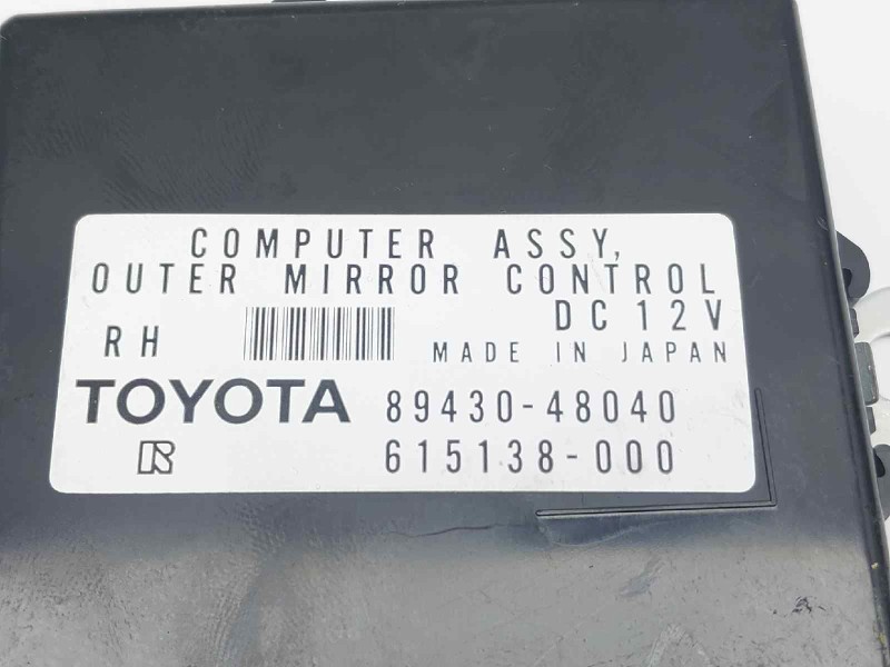 Recambio de modulo electronico para lexus rx 400h referencia OEM IAM 8943048040 615138000 
