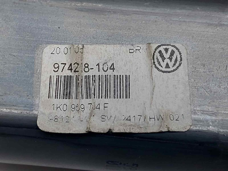 Recambio de motor elevalunas trasero derecho para volkswagen passat berlina (3c2) edition referencia OEM IAM 1K0959704F  