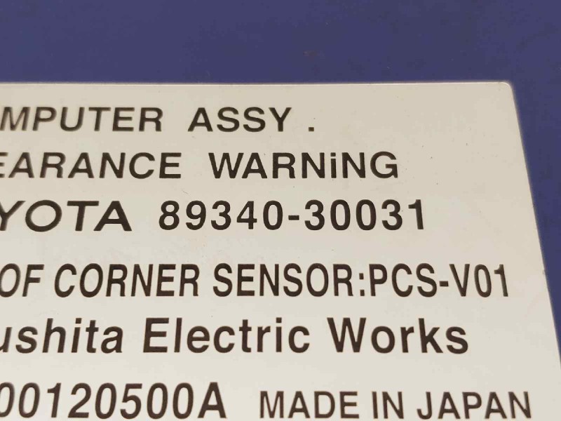 Recambio de modulo electronico para lexus gs (gs/us/ws19) 450 h referencia OEM IAM 8934030031  