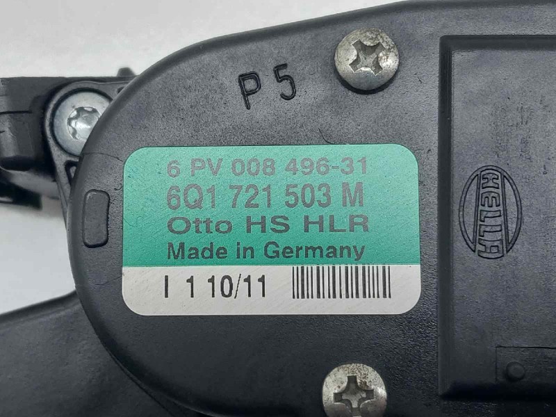 Recambio de potenciometro pedal para seat ibiza (6j5) sport referencia OEM IAM 6Q1721503M  