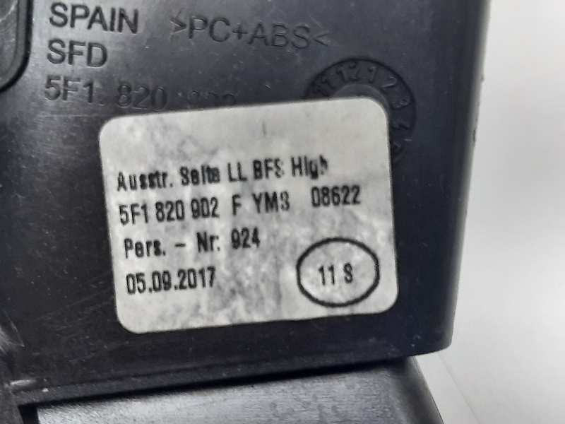 Recambio de rejilla aireadora para seat leon (5f1) i-tech referencia OEM IAM 5F1820902  