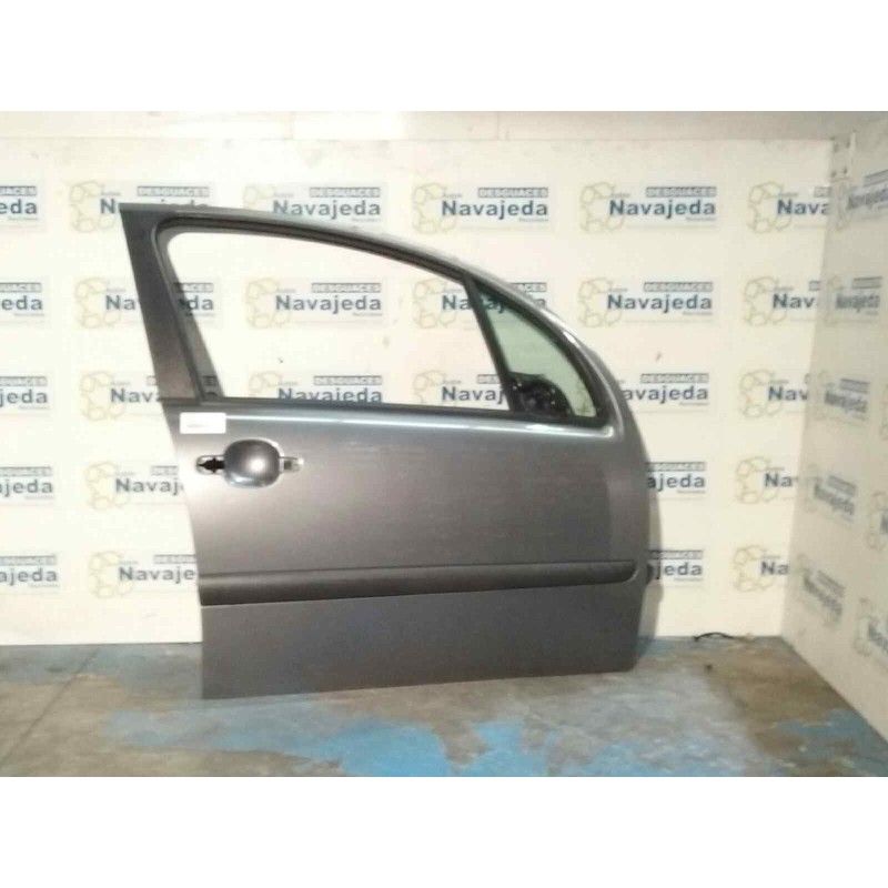 Recambio de puerta delantera derecha para citroen c3 referencia OEM IAM  GRIS OSCURO 