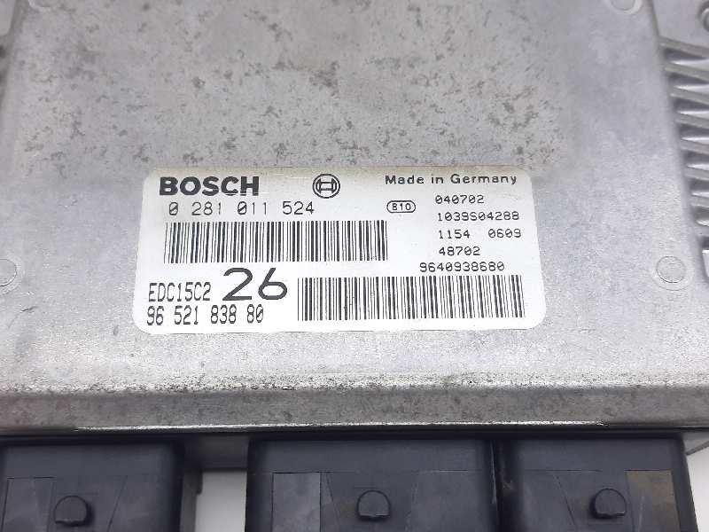 Recambio de centralita motor uce para citroen c5 berlina 2.0 hdi premier referencia OEM IAM 9652183880 0281011524 