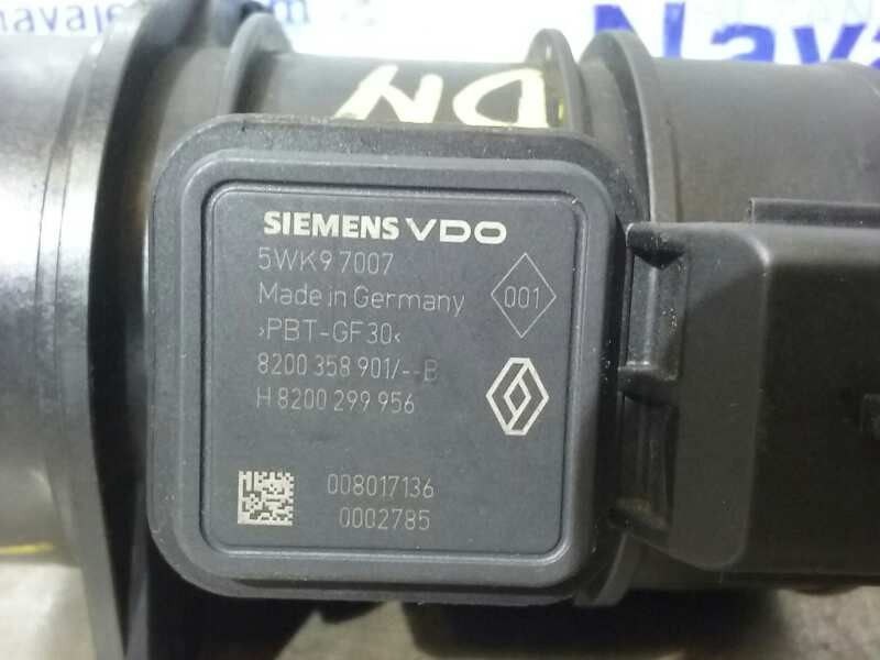 Recambio de caudalimetro para renault clio ii fase ii (b/cb0) referencia OEM IAM 5WK97007 5WK97007 SIEMENS
