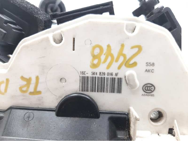 Recambio de cerradura puerta trasera derecha para seat leon st (5f8) style advanced referencia OEM IAM 5K4839016AF  