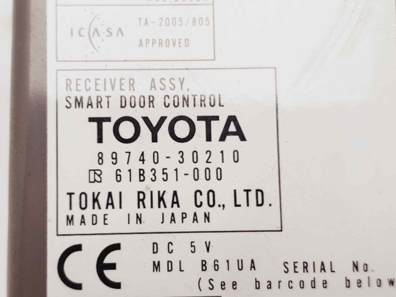 Recambio de modulo electronico para lexus gs (gs/us/ws19) 450 h referencia OEM IAM 8974030210 61B351000 