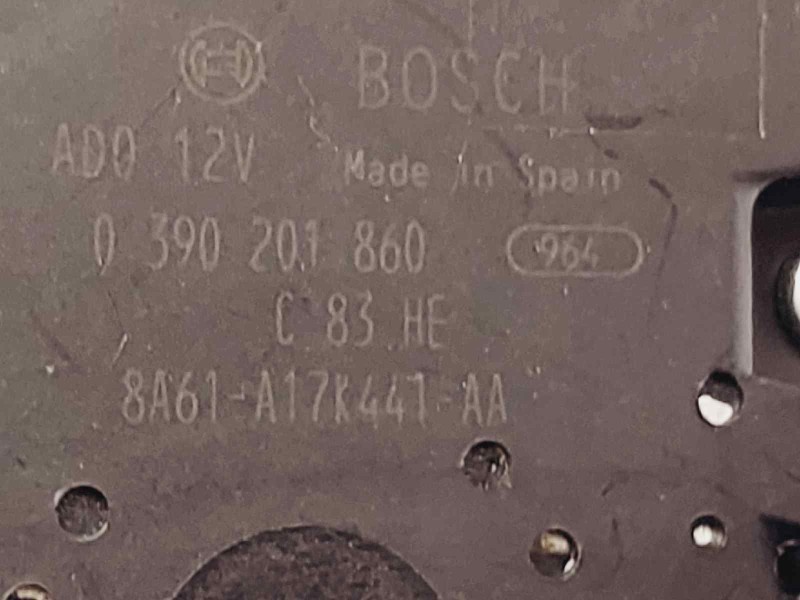 Recambio de motor limpia trasero para ford fiesta (cb1) trend referencia OEM IAM 0390201860 BOSCH 3 PINS