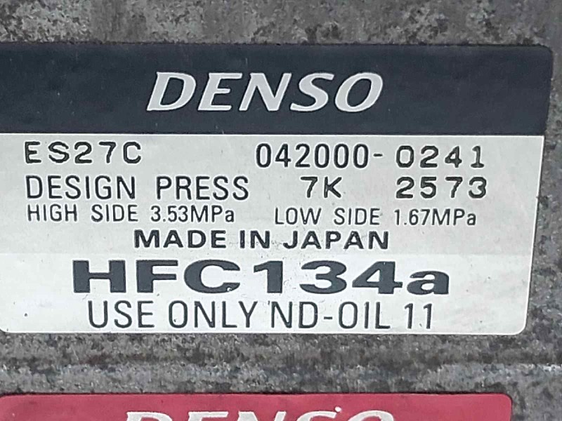 Recambio de compresor aire acondicionado para lexus rx 400h referencia OEM IAM 0420000241 0422000120 8837048022