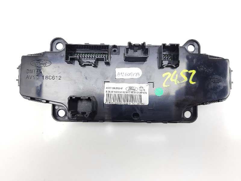 Recambio de mando climatizador para ford b-max titanium referencia OEM IAM AV1T18C612AF  