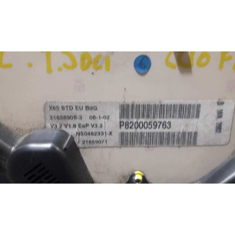 Recambio de cuadro instrumentos para renault clio ii fase ii (b/cb0) base authentique referencia OEM IAM 8200059763  