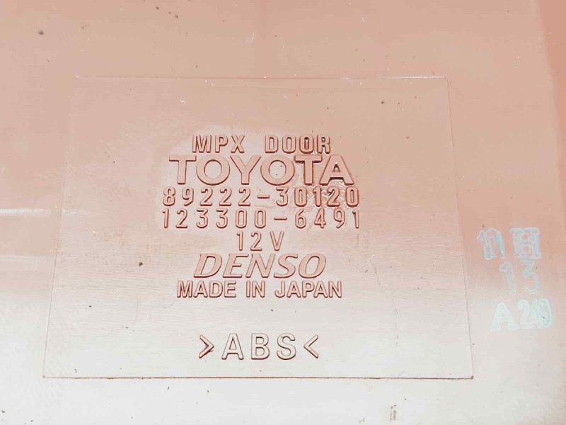 Recambio de centralita cierre para lexus gs (gs/us/ws19) 450 h referencia OEM IAM 8922230120 1233006491 