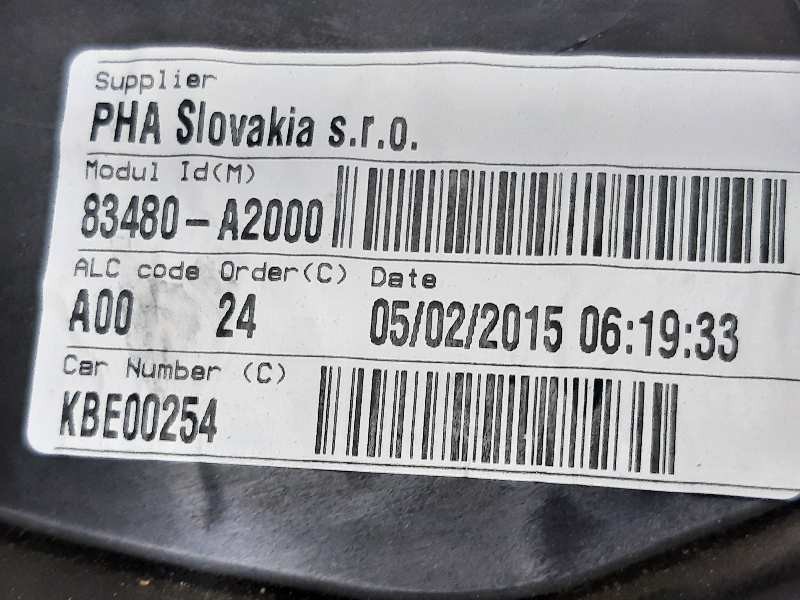 Recambio de elevalunas trasero derecho para kia cee´d concept referencia OEM IAM 83480A2000  