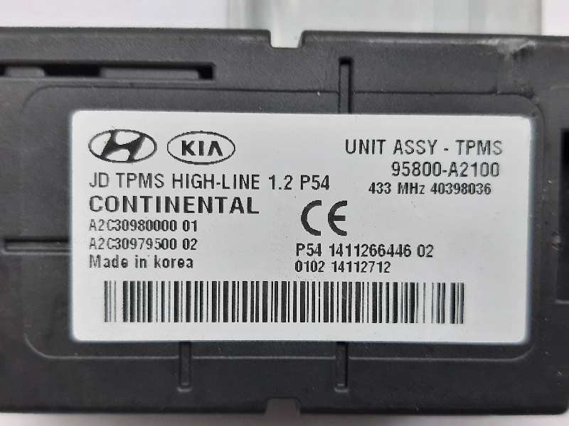 Recambio de modulo electronico para kia cee´d concept referencia OEM IAM 95800A2100  