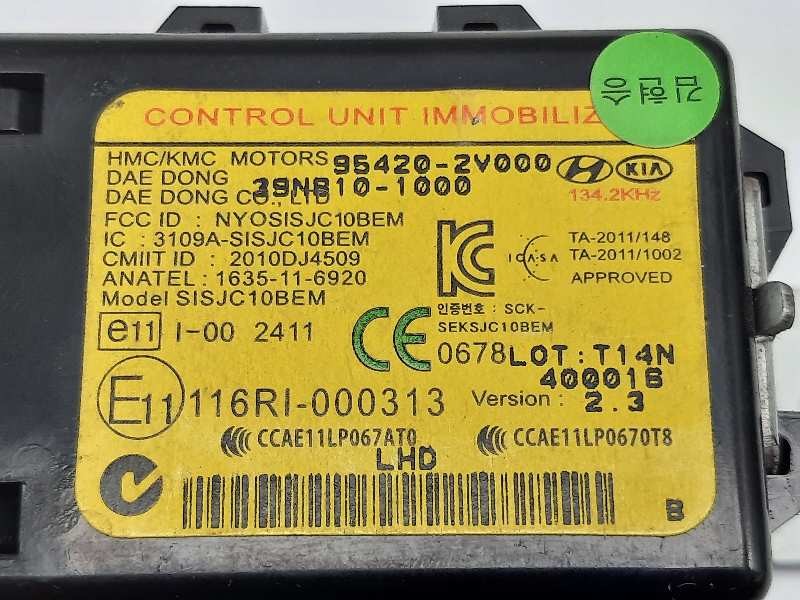 Recambio de centralita inmovilizador para kia cee´d concept referencia OEM IAM 954202V000  