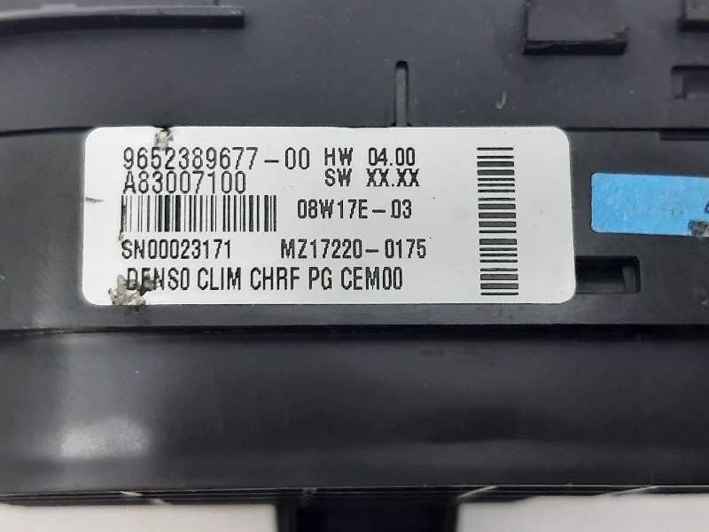 Recambio de mando climatizador para citroen c4 grand picasso avatar referencia OEM IAM 9652389677  