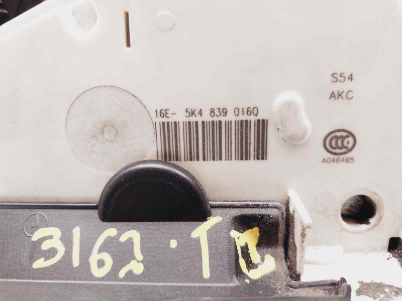 Recambio de cerradura puerta trasera derecha para seat leon (5f1) i-tech referencia OEM IAM 5K4839016Q  