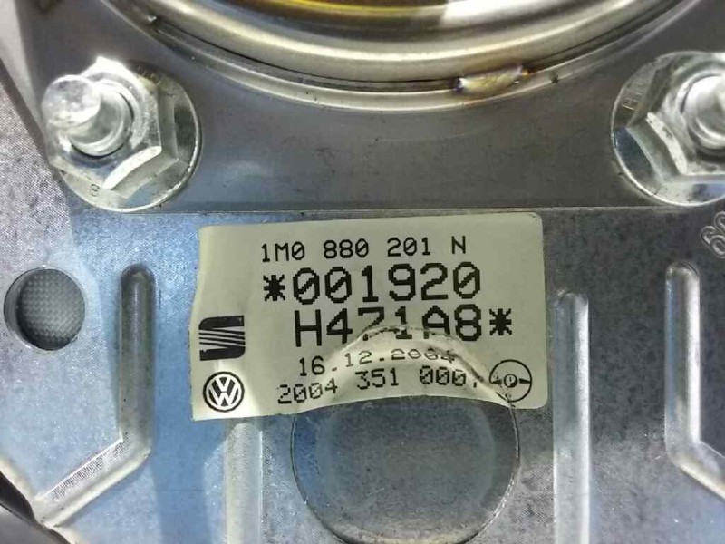 Recambio de airbag delantero izquierdo para seat leon (1m1) sport referencia OEM IAM 1M0880201N 001920H471A8 