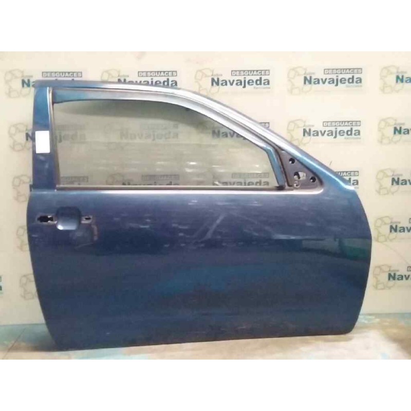 Recambio de puerta delantera derecha para seat ibiza (6k1) referencia OEM IAM  AZUL 2 PUERTAS