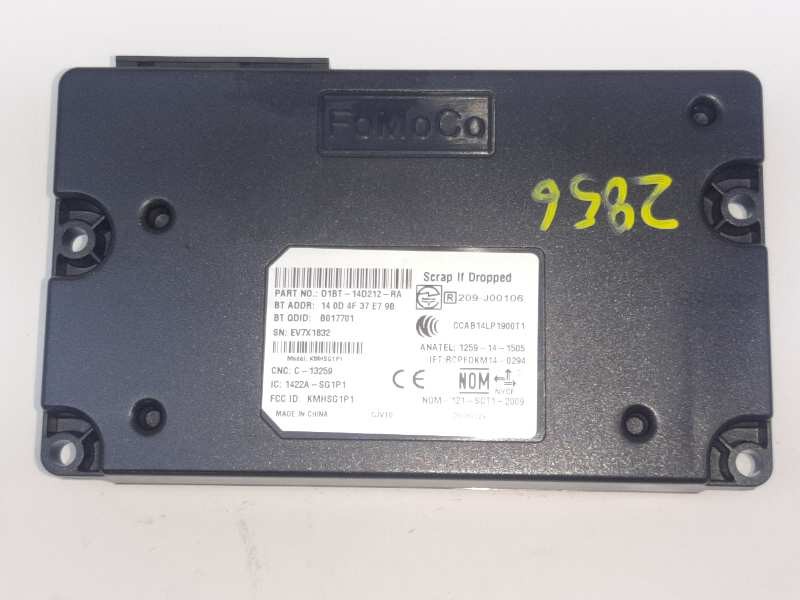 Recambio de modulo electronico para ford fiesta (ccn) black edition referencia OEM IAM D1BT14D212RA  