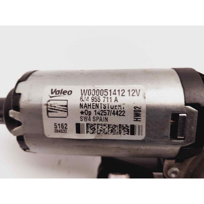 Recambio de motor limpia trasero para seat ibiza sc (6j1) color edition referencia OEM IAM 6J4955711A  