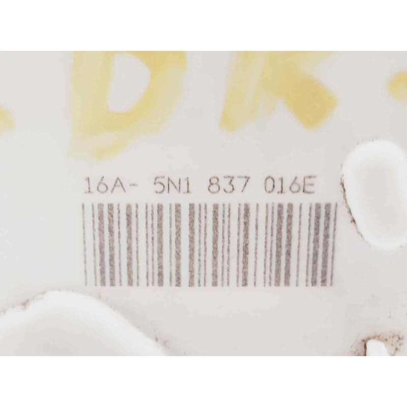 Recambio de cerradura puerta delantera derecha para seat ibiza sc (6j1) color edition referencia OEM IAM 5N1837016E  