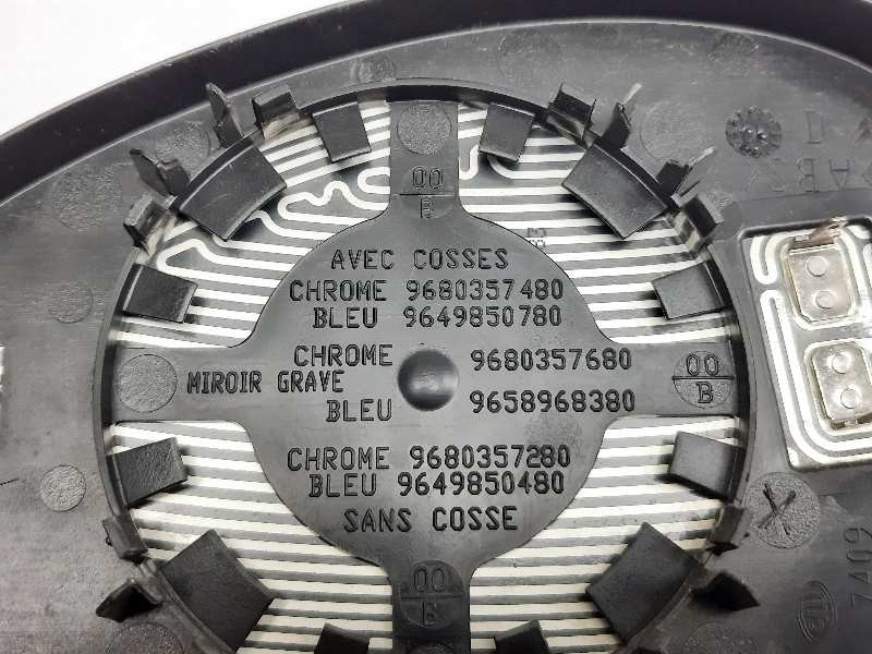 Recambio de cristal retrovisor derecho para citroen c4 berlina collection referencia OEM IAM 9680357480 9649850780 