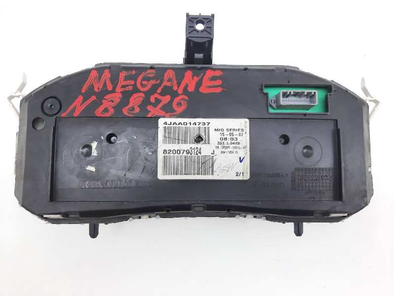 Recambio de cuadro instrumentos para renault megane ii berlina 3p 1.6 16v referencia OEM IAM 8200793124J  