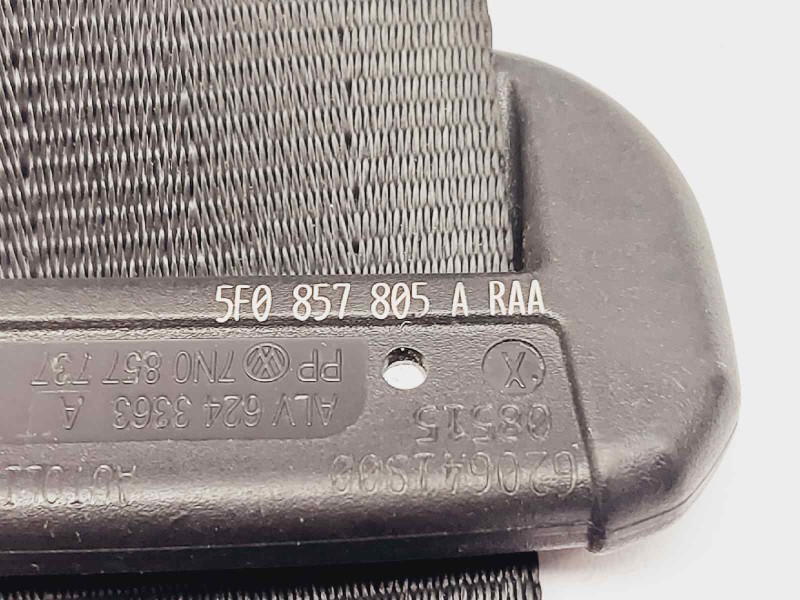 Recambio de cinturon seguridad trasero izquierdo para seat leon (5f1) i-tech referencia OEM IAM 5F0857805A  