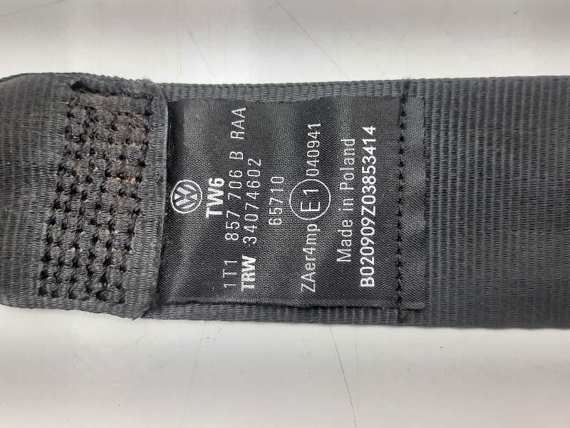 Recambio de cinturon seguridad delantero derecho para volkswagen touran (1t2) advance referencia OEM IAM 1T1857706B 1T1857706BRA