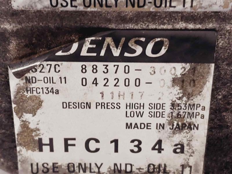 Recambio de compresor aire acondicionado para lexus gs (gs/us/ws19) 450 h referencia OEM IAM 8837030021  