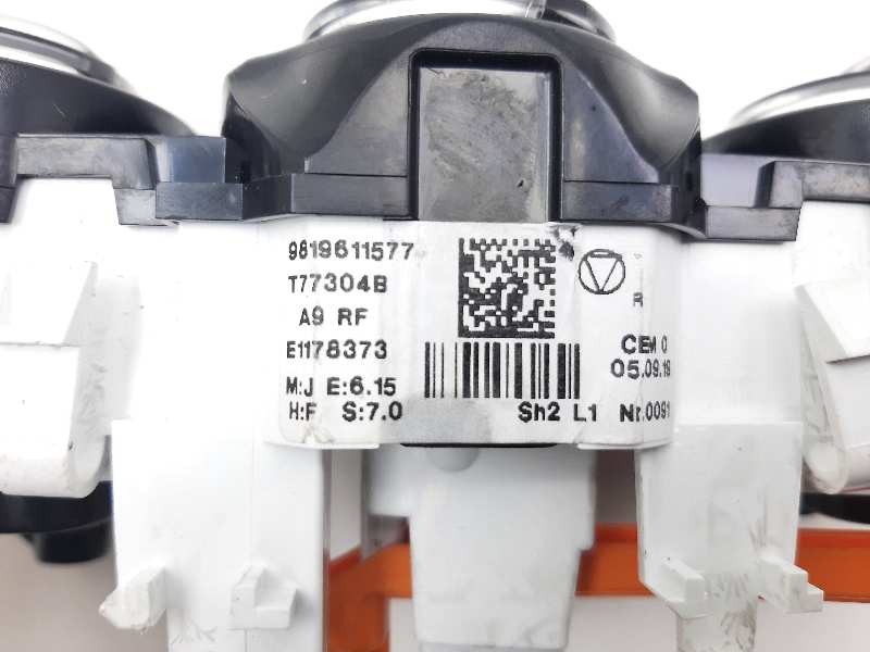 Recambio de mando calefaccion / aire acondicionado para peugeot 208 (p2) active referencia OEM IAM 9819611577  