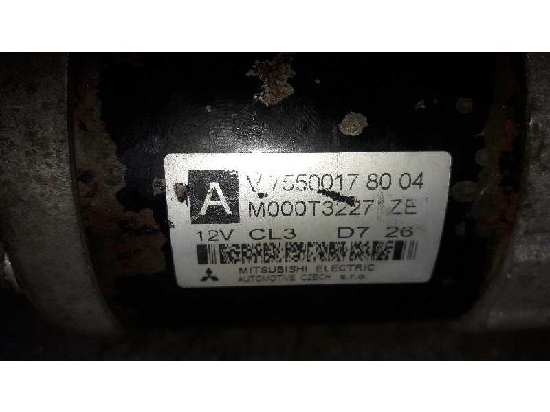 Recambio de motor arranque para peugeot 207 cc sport referencia OEM IAM 75500178004  