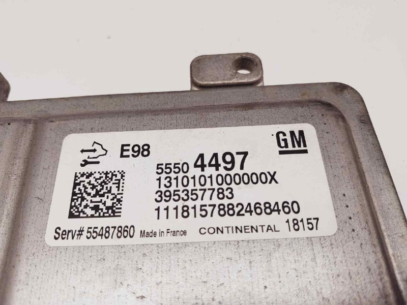 Recambio de centralita motor uce para opel corsa e van referencia OEM IAM 55504497 1310101000000X 
