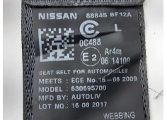 Recambio de cinturon seguridad trasero izquierdo para nissan juke (f15) acenta referencia OEM IAM 88845BF12A 88845BF12A  2