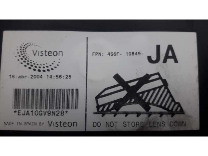 Recambio de cuadro instrumentos para ford fiesta (cbk) futura referencia OEM IAM 4S6F10849  