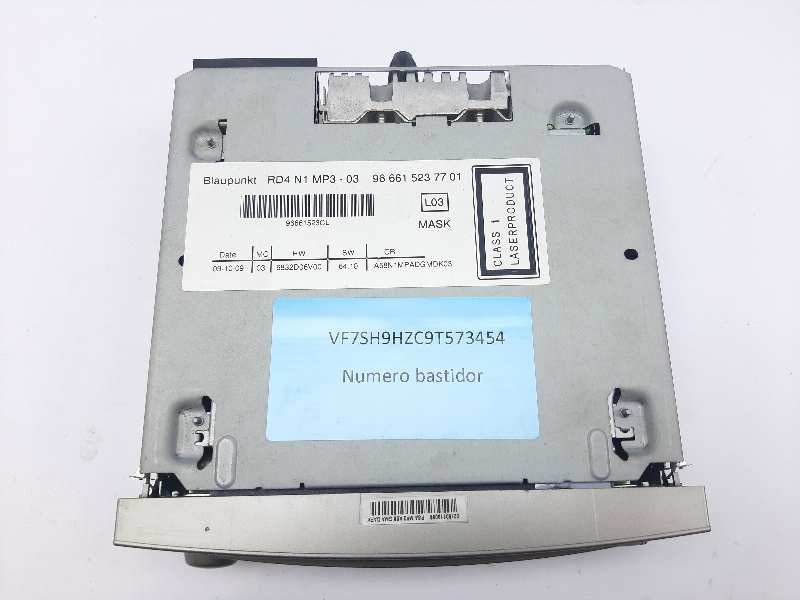 Recambio de sistema audio / cd para citroen c3 picasso exclusive referencia OEM IAM 966615237701 9666152377 