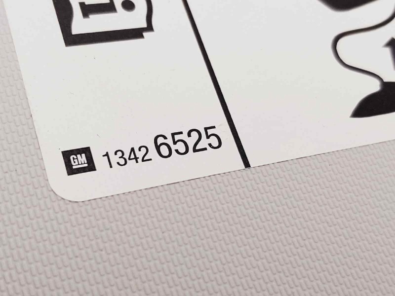 Recambio de parasol derecho para opel corsa e van referencia OEM IAM   