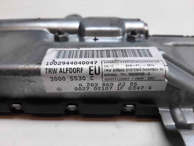 Recambio de airbag lateral delantero derecho para mercedes clase c (w203) sportcoupe c 220 cdi (203.706) referencia OEM IAM A203