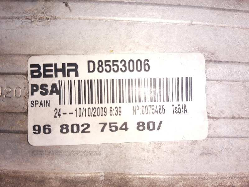 Recambio de intercooler para citroen c3 picasso exclusive referencia OEM IAM 9680275480  