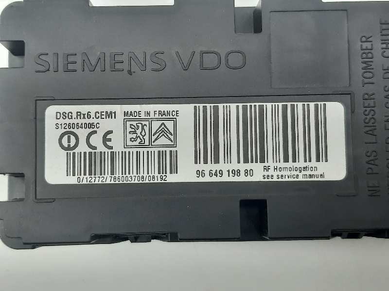 Recambio de modulo electronico para citroen c5 berlina premier referencia OEM IAM 9664919880  