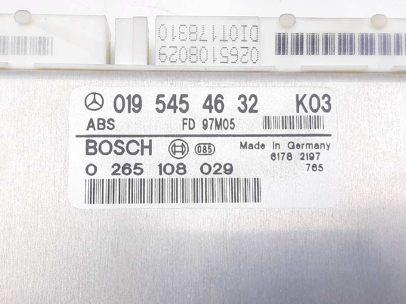 Recambio de centralita abs para mercedes clase c (w202) berlina 180 (202.018) referencia OEM IAM 0195454632  