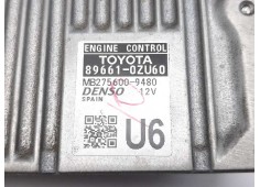 Recambio de centralita motor uce para toyota auris hybrid business referencia OEM IAM 896610ZU60 MB2756009480  2